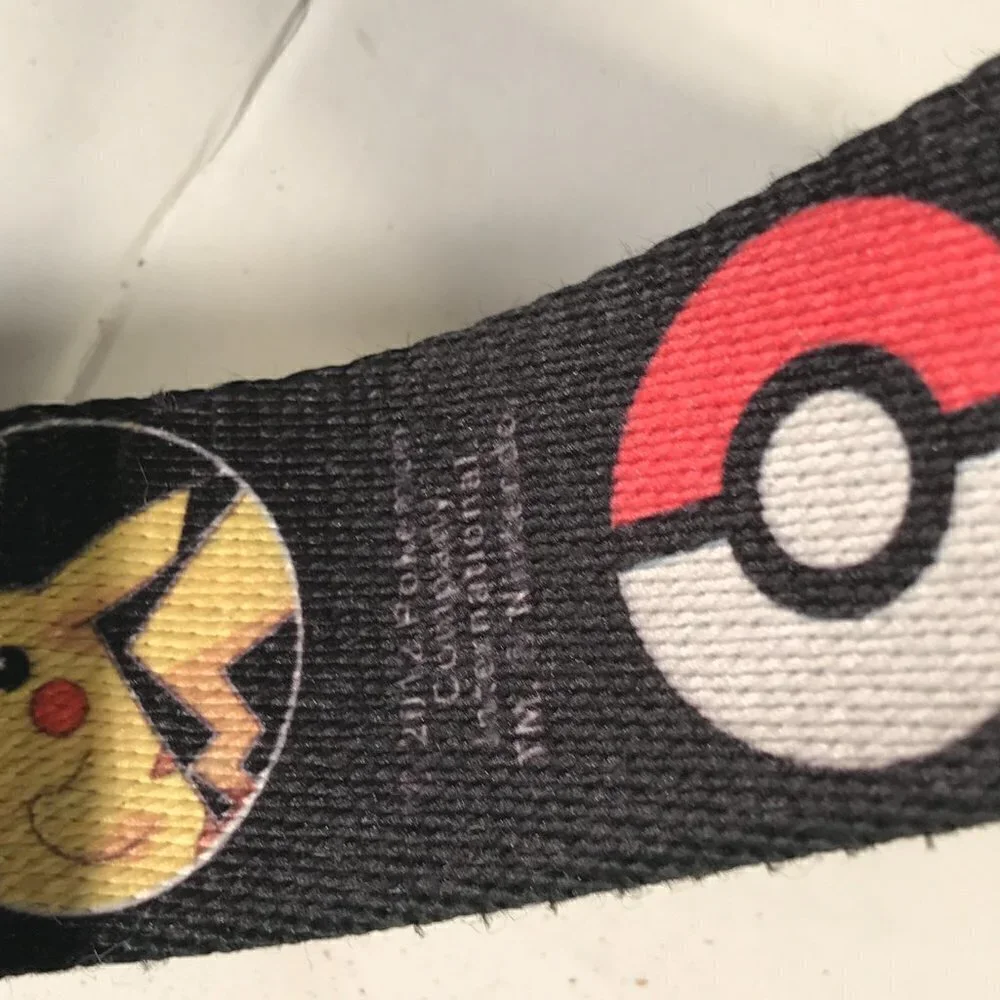 Nintendo Pokemon Pikachu Pokeball Adjustable Buckle and Belt